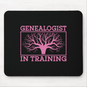 Persoon professioneel genealogist in opleiding - muismat