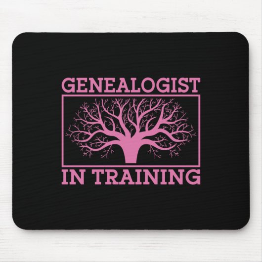 Persoon professioneel genealogist in opleiding - muismat (Voorkant)