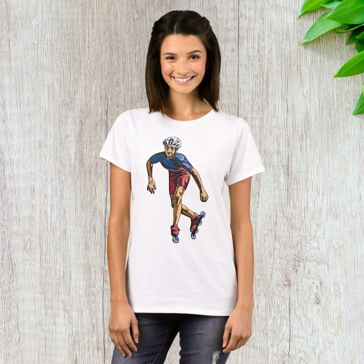 Persoon Rollerblading T-shirt