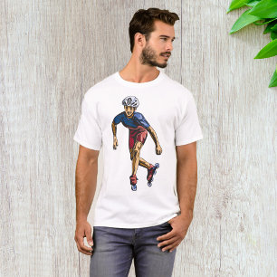 Persoon Rollerblading T-shirt