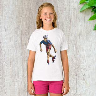 Persoon Rollerblading T-shirt