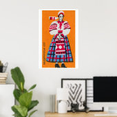 Persoon Sovjet-Unie Mid-Century Luciferdoosje Labe Poster (Thuiskantoor)