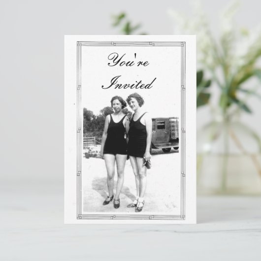  Persoon uit de jaren 20 Kaart (Staand voorkant)