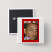 Persoon van het Jaar Vierkante Button 5,1 Cm (Voorkant /achterkant)