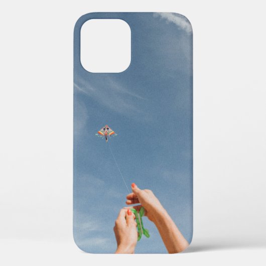 Persoon vliegt 's ochtends vliegt vlieger Case-Mate iPhone case (Achterkant)