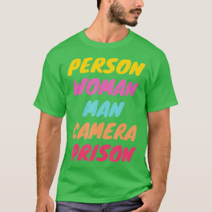 Persoon, vrouw, Man, camera, PRISON - 13 T-shirt