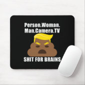 Persoon Vrouw Man Camera Tv 1 Muismat (Met muis)