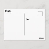 Persoon, vrouw, Man, camera, tv, grappige antitrum Briefkaart (Achterkant)