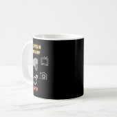 Persoon Vrouw Man Camera Tv Koffiemok (Voorkant links)