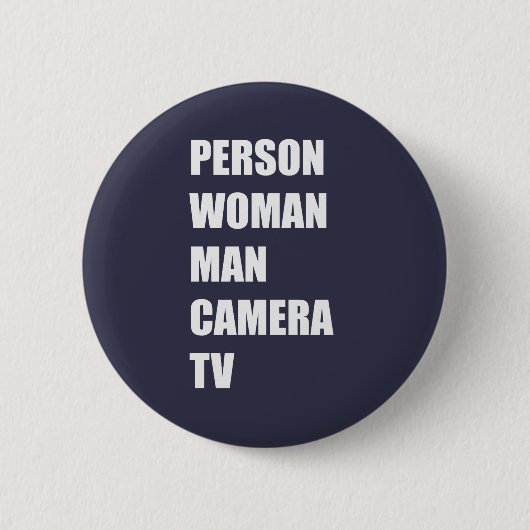 Persoon, vrouw, Man, camera, tv Ronde Button 5,7 Cm (Voorkant)