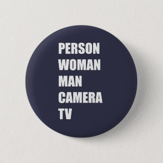 Persoon, vrouw, Man, camera, tv Ronde Button 5,7 Cm