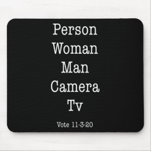 Persoon Vrouw Man Camera Tv Stem 11-3 Muismat