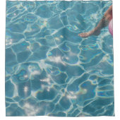 Persoon zwembad douchegordijn (Voorkant)