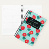Persoonlijk 2026 bloemendagboek planner (Display)