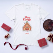 Persoonlijk 2026 Kersthuis Peuter T-shirt