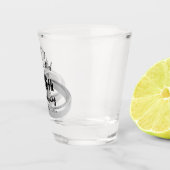 Persoonlijk 25-jarig jubileum shot glas (Rechts)