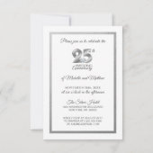 Persoonlijk 25e zilveren huwelijksjubileum kaart (Achterkant)