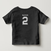 Persoonlijk 2e 3e 4e 5e 6e verjaardagsnummer kinder shirts (Achterkant)