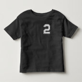 Persoonlijk 2e 3e 4e 5e 6e verjaardagsnummer kinder shirts (Voorkant)