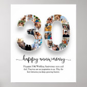 Persoonlijk 30e Jubileum Poster voor fotocollage (Voorkant)