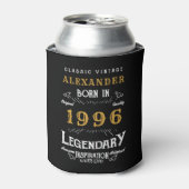 Persoonlijk 30e verjaardag vintage foto aandenken blikjeskoeler (Blikje Voorkant)