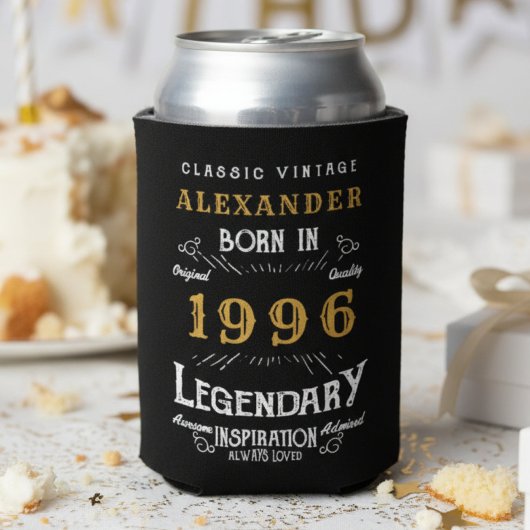 Persoonlijk 30e verjaardags 1996 vintage legendari blikjeskoeler