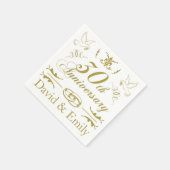 Persoonlijk 30th Wedding Jubileum Servet (Hoek)