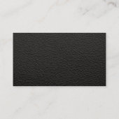 Persoonlijk 3-letter executive herenmonogram visitekaartje (Achterkant)