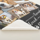 Persoonlijk 4 Fotoherdenking Poem Pet Memorial Sherpa Deken (3/4)