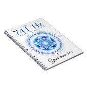 Persoonlijk 741 Hz Solfeggio Frequentie Notitieboe Notitieboek (Rechterzijde)
