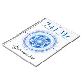 Persoonlijk 741 Hz Solfeggio Frequentie Notitieboe Notitieboek (Linkerzijde)