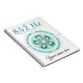 Persoonlijk 852 Hz Solfeggio Frequentie Notitieboe Notitieboek (Rechterzijde)
