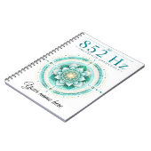 Persoonlijk 852 Hz Solfeggio Frequentie Notitieboe Notitieboek (Linkerzijde)