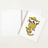 Persoonlijk 9e verjaardag kroonontwerp voor een ko planner (Display)