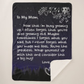 Persoonlijk aan mijn moeder liefdesbrief van zoon sherpa deken (Voorkant)