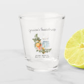 Persoonlijk Aandenken Bachelorette Weekend Feestje Shot Glas (Voorkant)