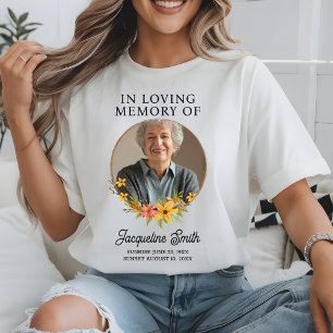 Persoonlijk Aandenken Geschenk Begrafenis RIP T-shirt
