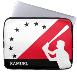Persoonlijk aangenomen Baseball Laptop Sleeve