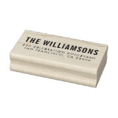 Persoonlijk aangepast adresstempel diverse lettert rubberstempel (Stempel)