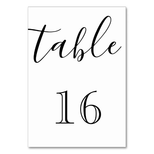 Persoonlijk aangepast eigen elegante script kaart (Achterkant)