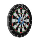 Persoonlijk aangepast logo dartbord (Voorkant Links)