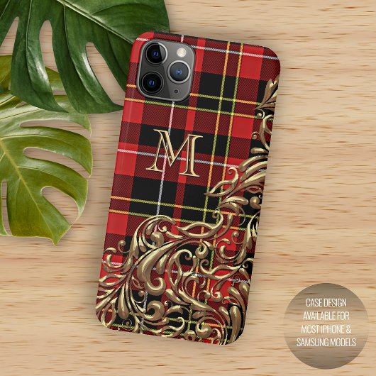 Persoonlijk aangepast Schots tartan geruit patroon Case-Mate iPhone Case