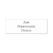 Persoonlijk aangepaste 2,65" x 0,9" zelfinktende stempel (Design)