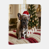Persoonlijk aangepaste chic foto keramische kerstb keramisch ornament (Rechts)
