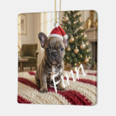 Persoonlijk aangepaste chic foto keramische kerstb keramisch ornament (Links)
