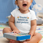 Persoonlijk aangepaste cute baby en hond  romper