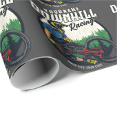 Persoonlijk aangepaste downhill race mountainbike  cadeaupapier (Rol Hoek)