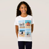 Persoonlijk Aangepaste Foto Collage T-Shirt (Voorkant volledig)
