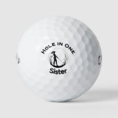 Persoonlijk aangepaste golf hole in 1 golfballen (Voorkant)