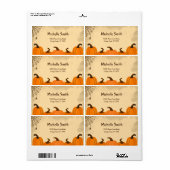 Persoonlijk aangepaste Halloween Etiket (Full Sheet)